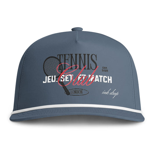 Tennis Club // Embroidered Roped Trucker Hat