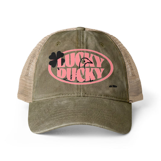 Lucky Ducky // Washed & Floral Brim