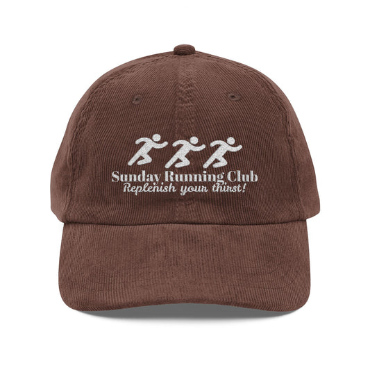 Sunday Running Club // Embroidered Corduroy