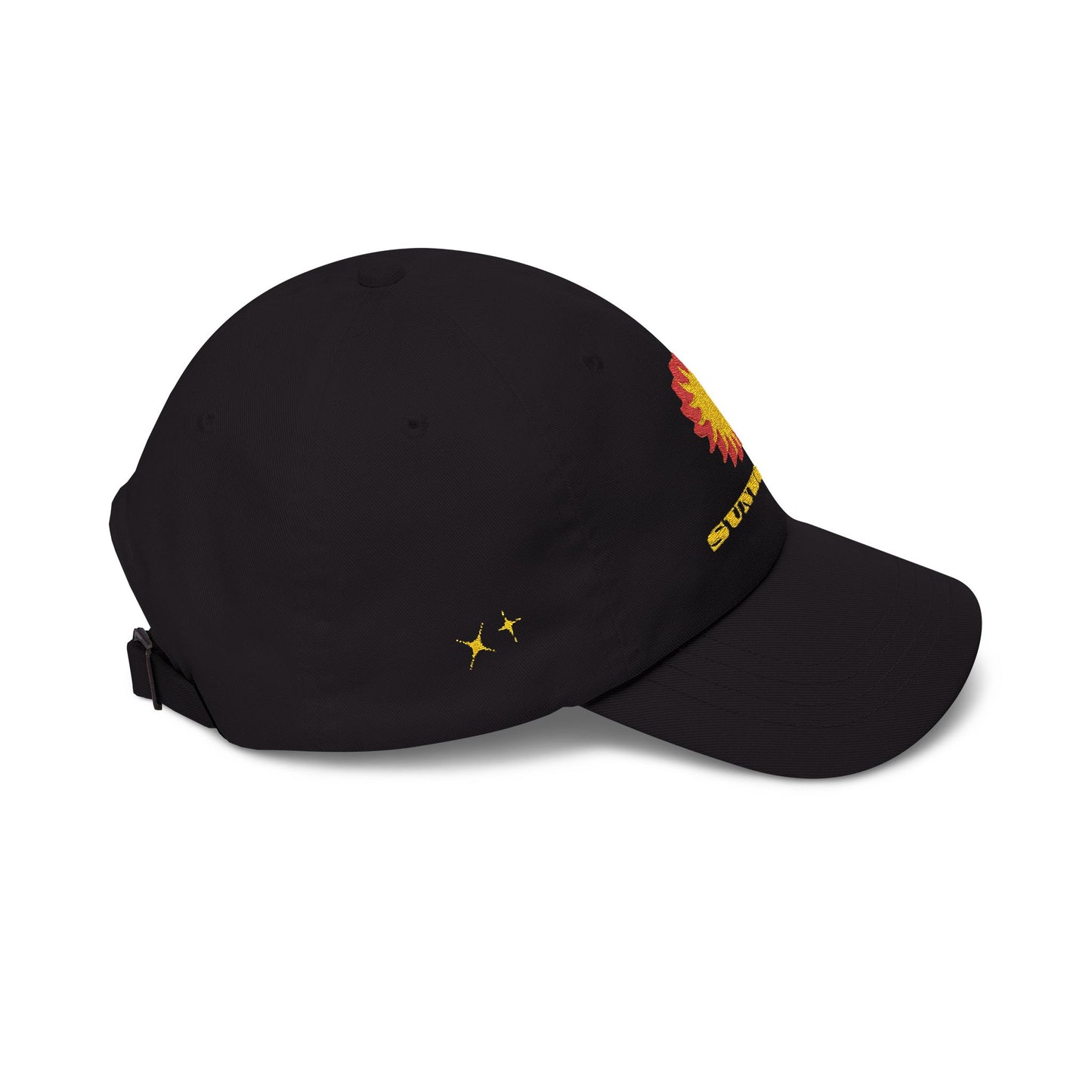 Sunworld Embroidered Dad Cap – Vintage Sunflower Logo (Green)