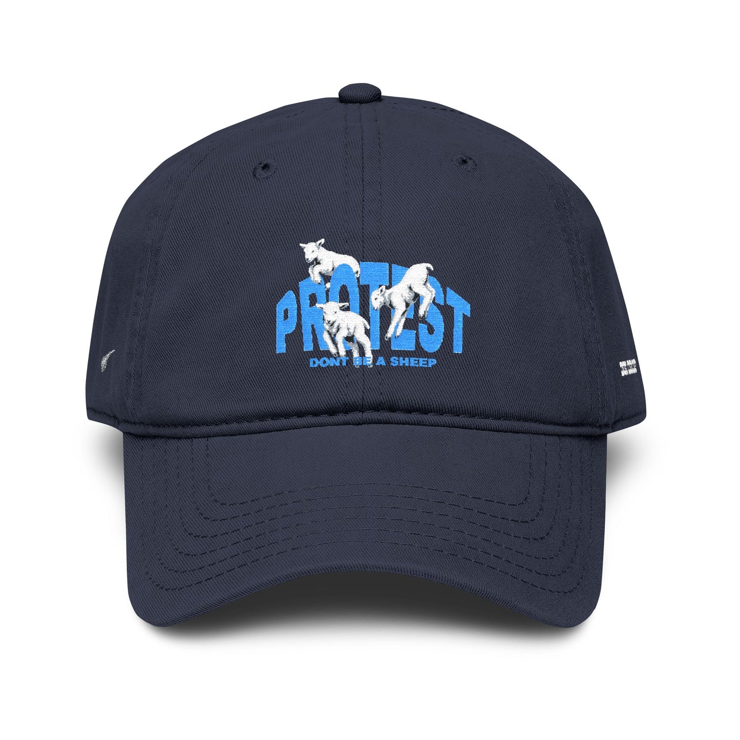 Embroidered Protest Lamb Hat