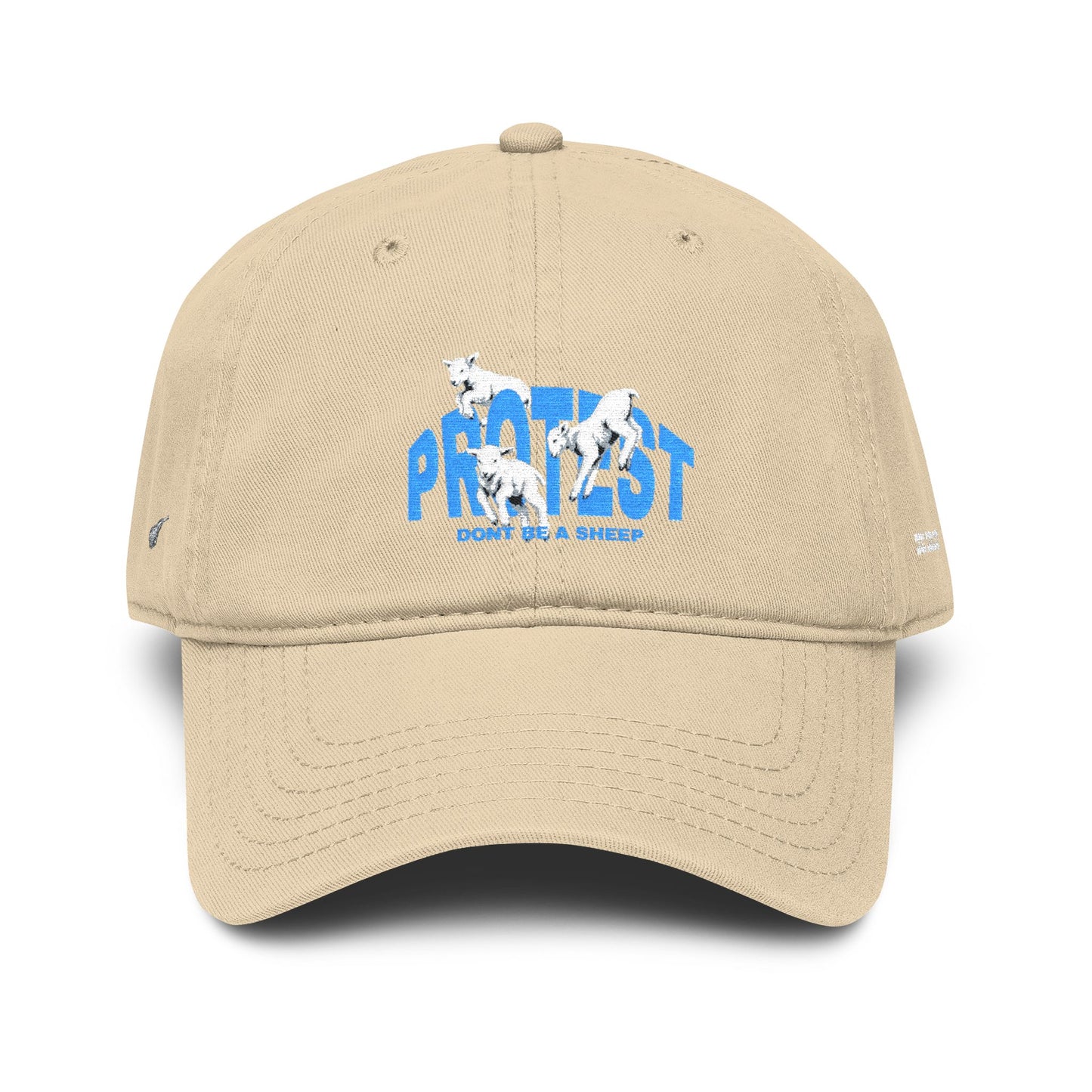 Embroidered Protest Lamb Hat