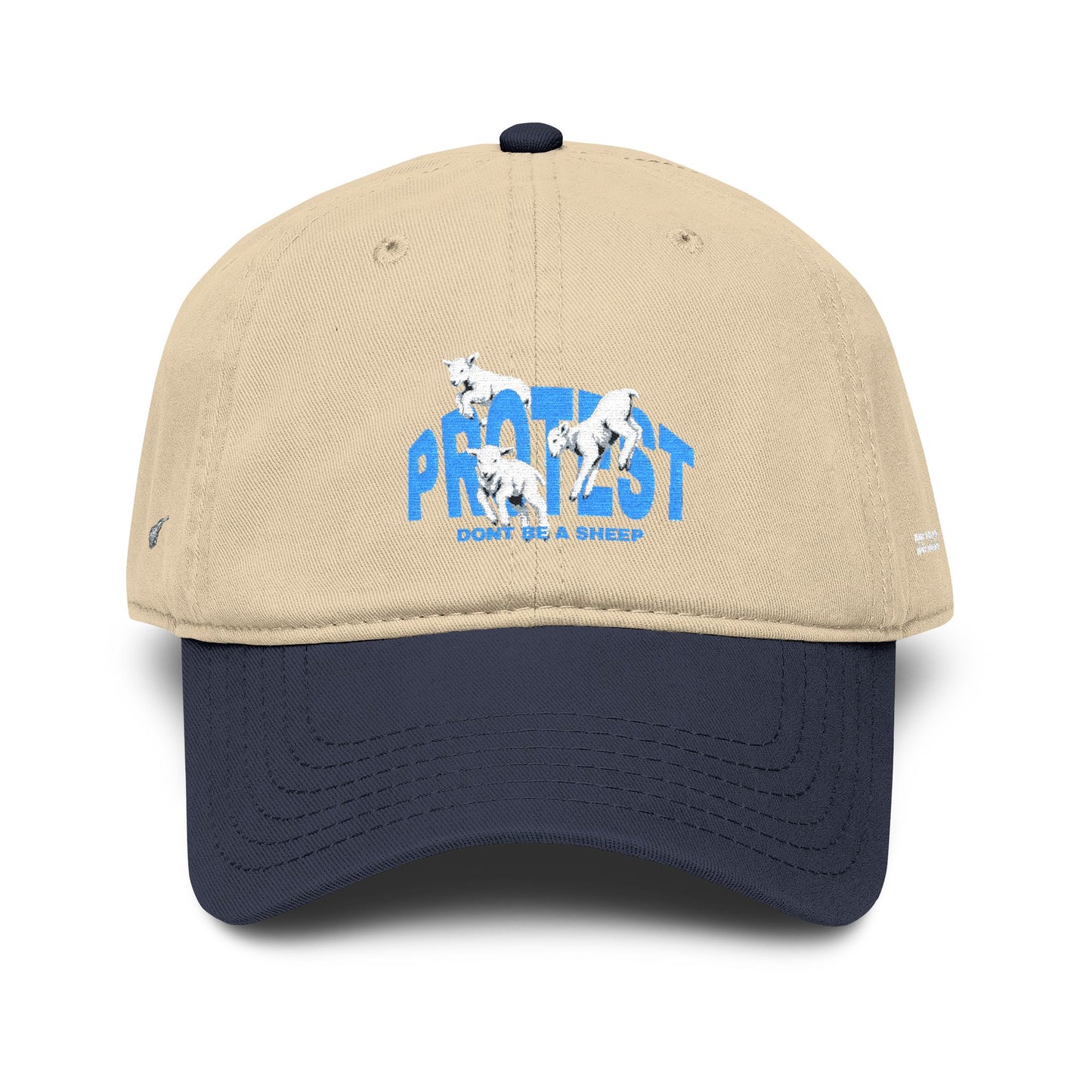 Embroidered Protest Lamb Hat