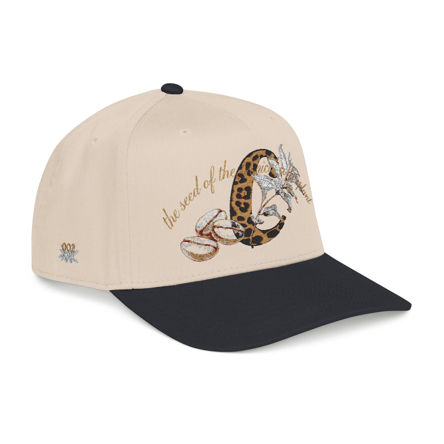 002: Mocha Bean // Embroidered