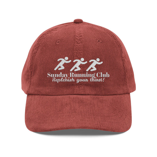 Sunday Running Club // Embroidered Corduroy