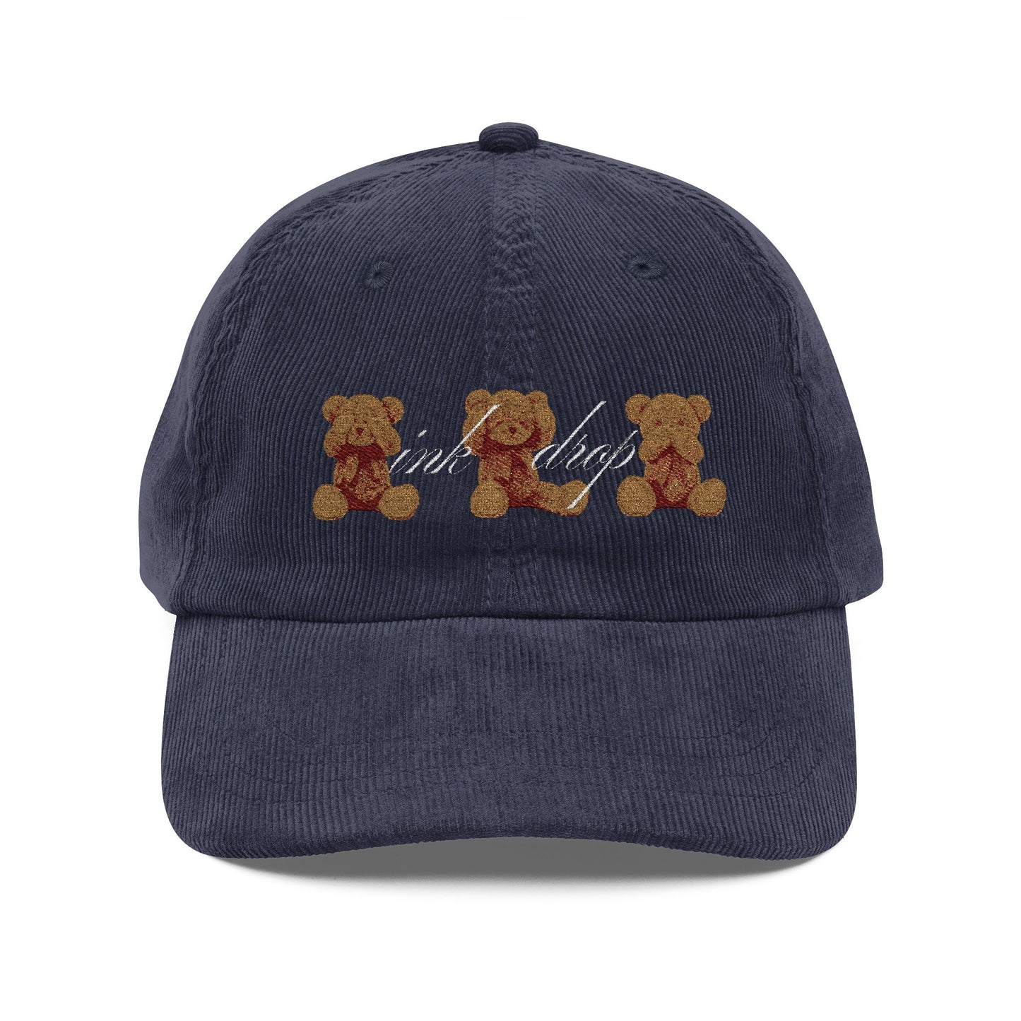 The Three Wise Bears // Embroidered Corduroy