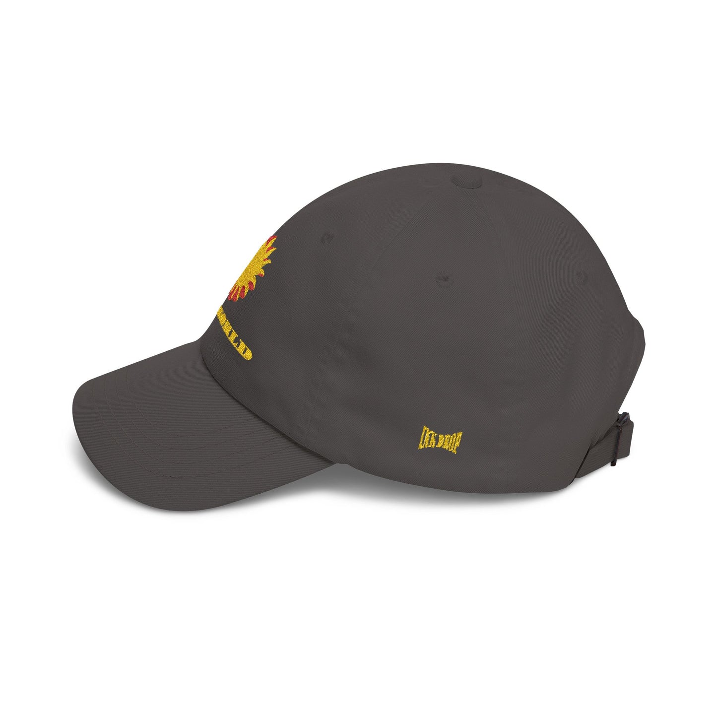 Sunworld Embroidered Dad Cap – Vintage Sunflower Logo (Green)