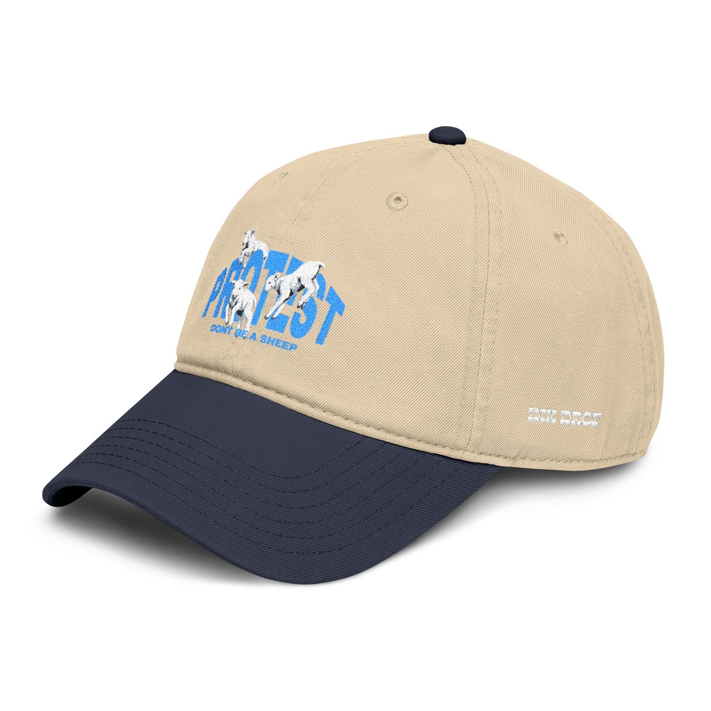 Embroidered Protest Lamb Hat