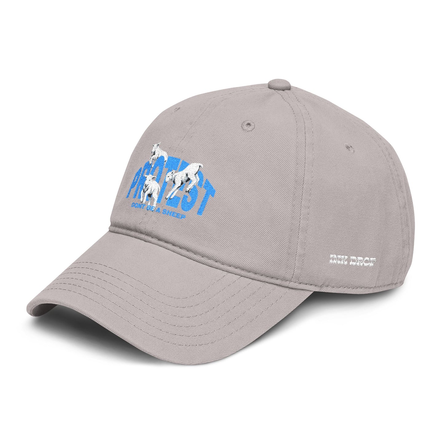 Embroidered Protest Lamb Hat
