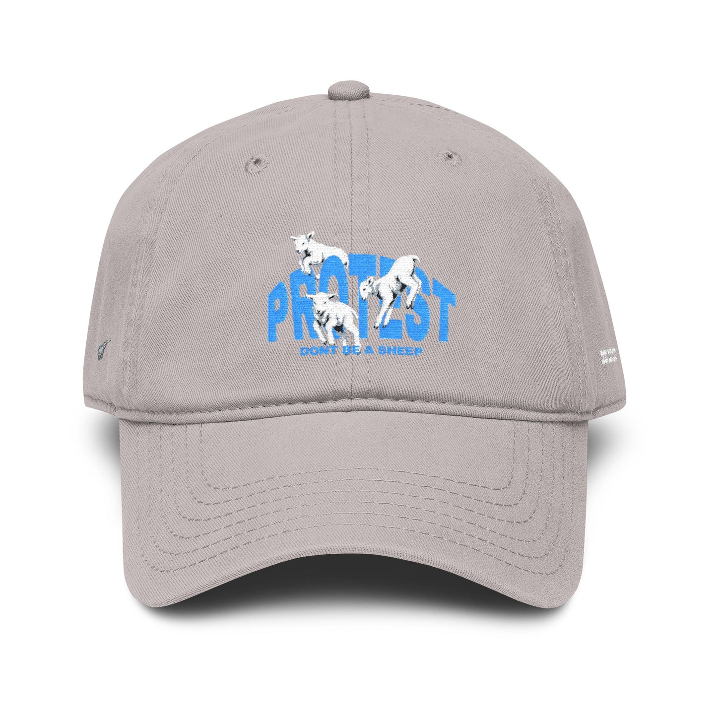 Embroidered Protest Lamb Hat