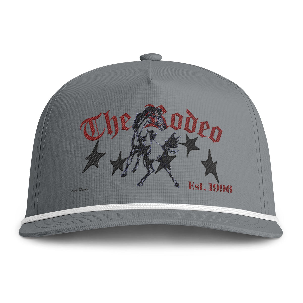 Rodeo // Embroidered Roped Trucker Hat