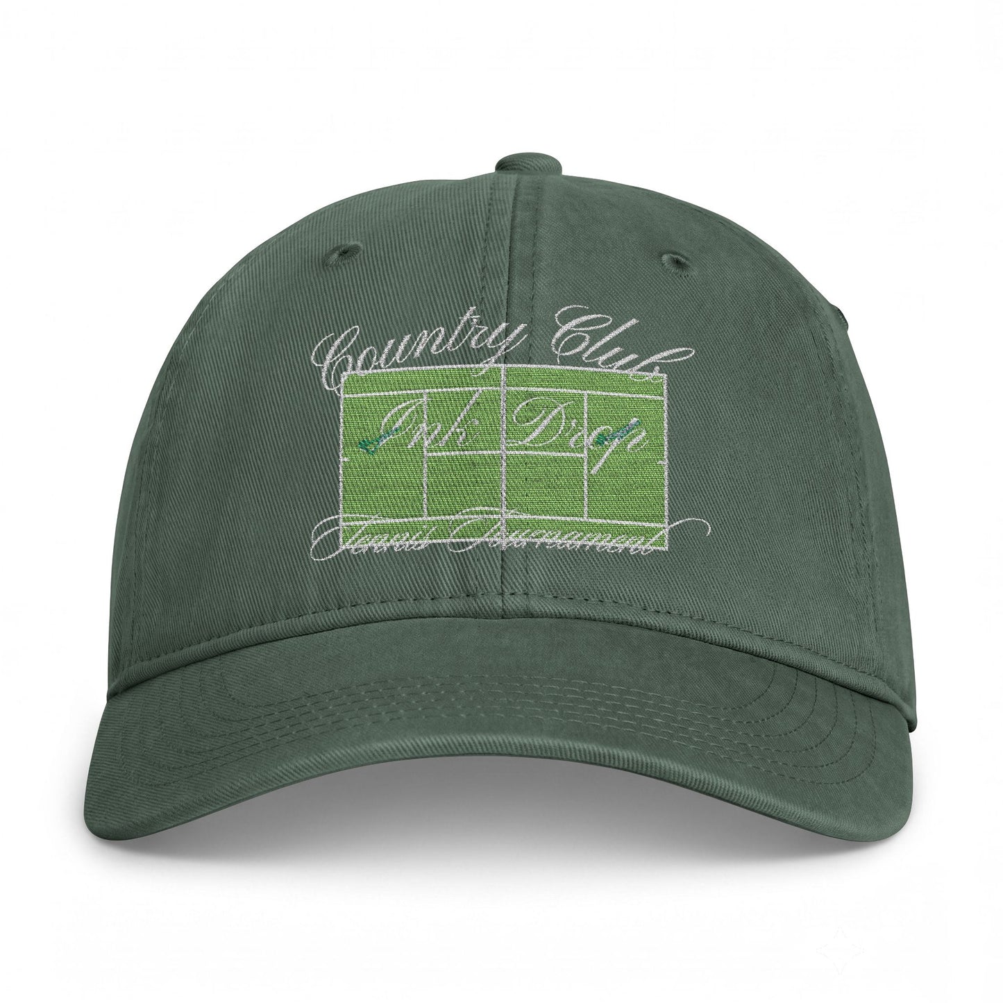Country Club Tennis // Embroidered