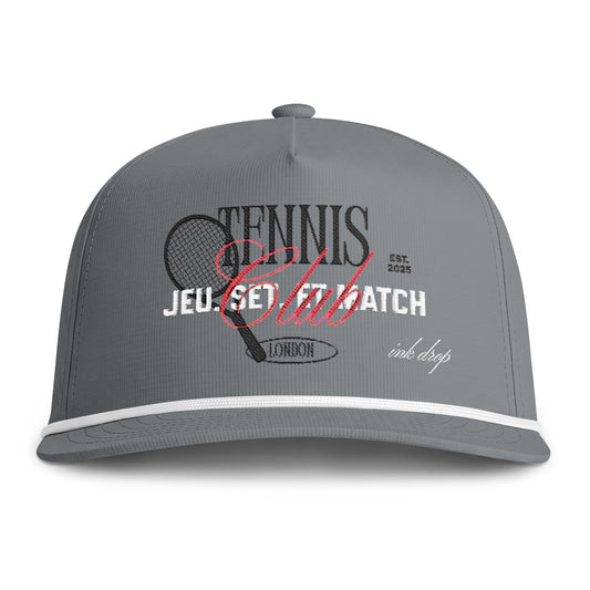 Tennis Club // Embroidered Roped Trucker Hat