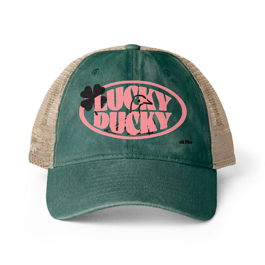 Lucky Ducky // Washed & Floral Brim