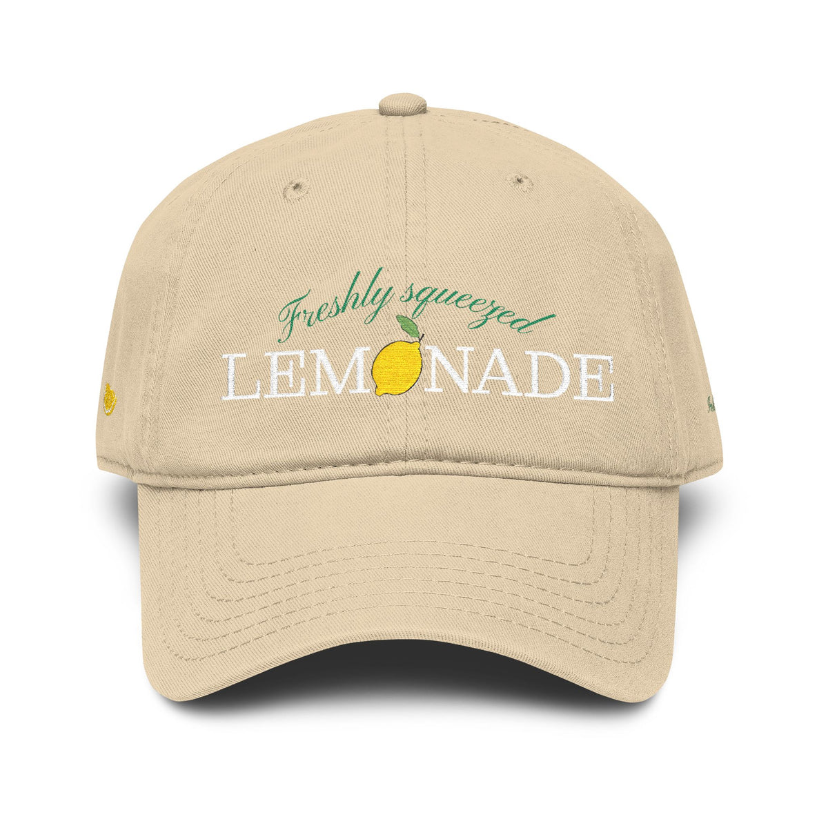 Freshly Squeezed Lemonade // Embroidered