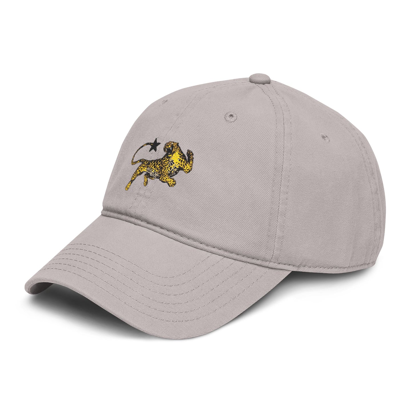 Gold Leopard Embroidered Hat