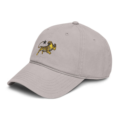 Gold Leopard Embroidered Hat
